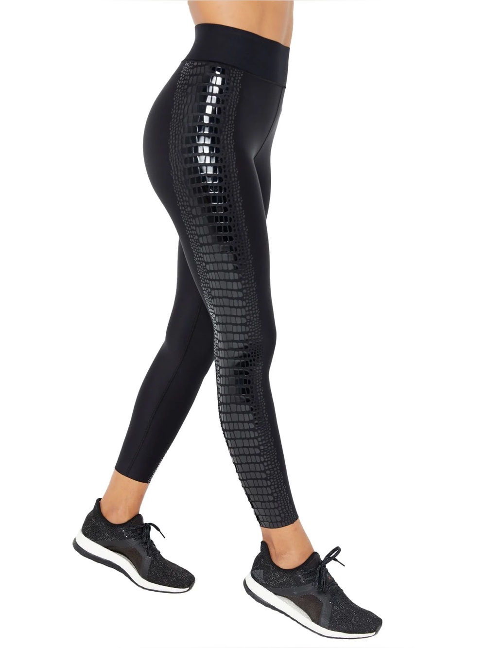 💕ULTRACOR💕 Crocodile Legging ~ Black large l 25-25.5” inseam